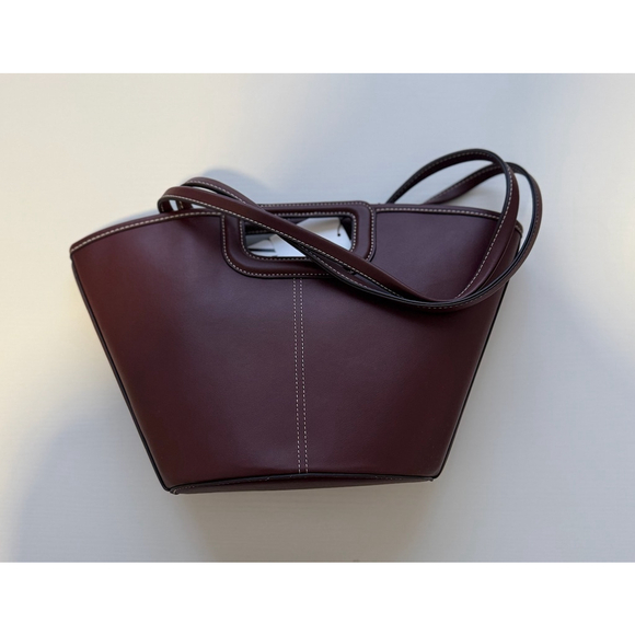 Zara Topstitched Shopper Bag - Picture 5 of 7